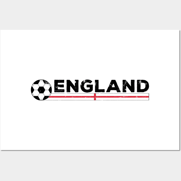 England Football Fan. England Soccer Design Wall Art by FromHamburg